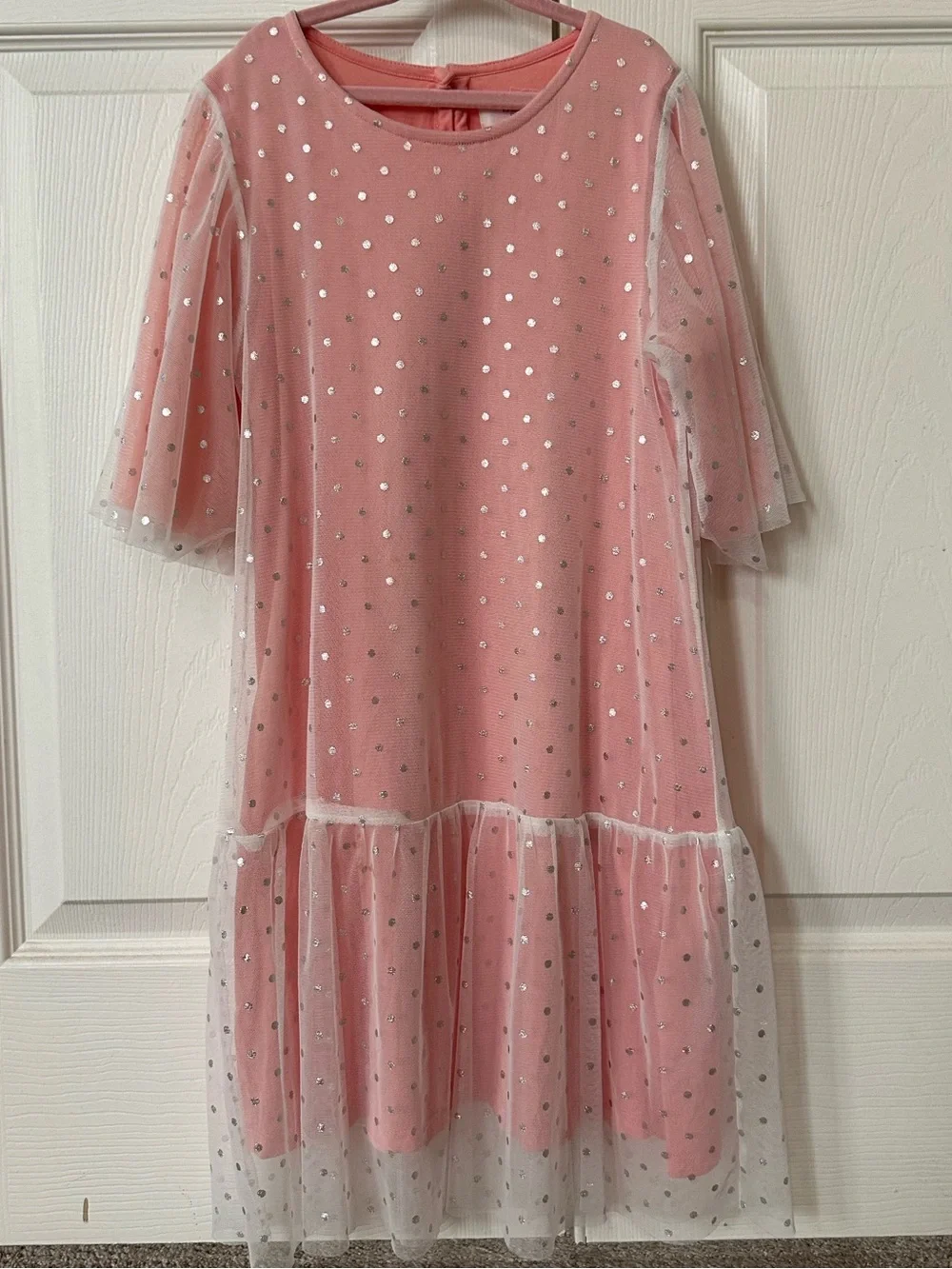 H&M - Foil Print Tulle Dress